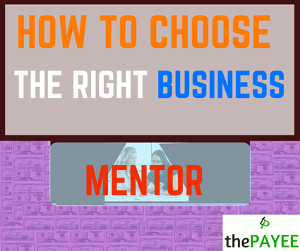 how to choose the right business mentor