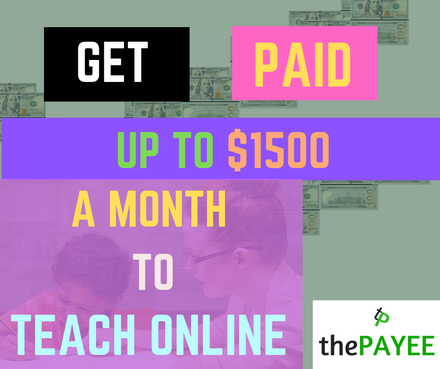 Get Paid Up To $1500 A Month To Teach Online