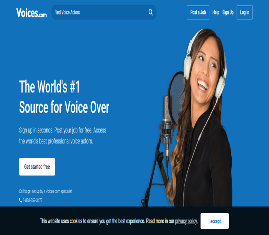 voices.com website look